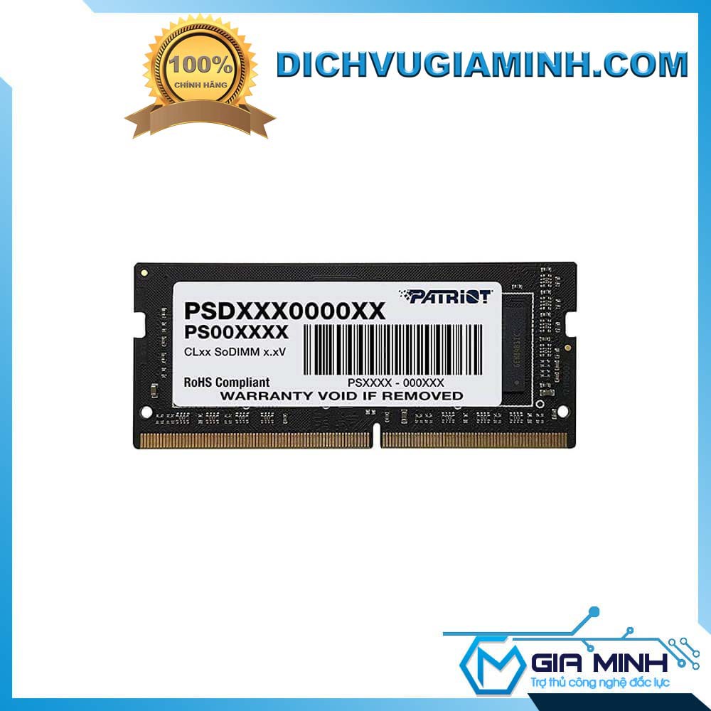 Ram Laptop Thương Hiệu Mỹ Patriot 4GB 8GB 16GB – Bus 2666 Cas 19 DDR4