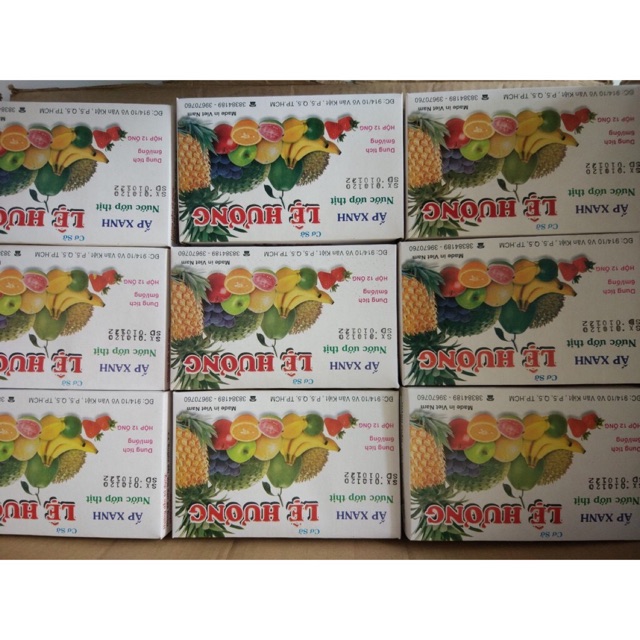 Ấp xanh Lệ Hương hộp 12 ống