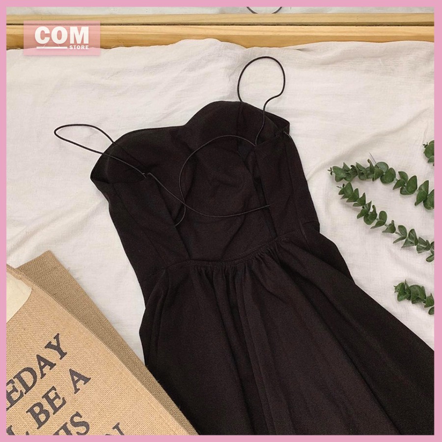 Maxi đen hở lưng dáng dài. Hình thật shop sàn(23) | BigBuy360 - bigbuy360.vn