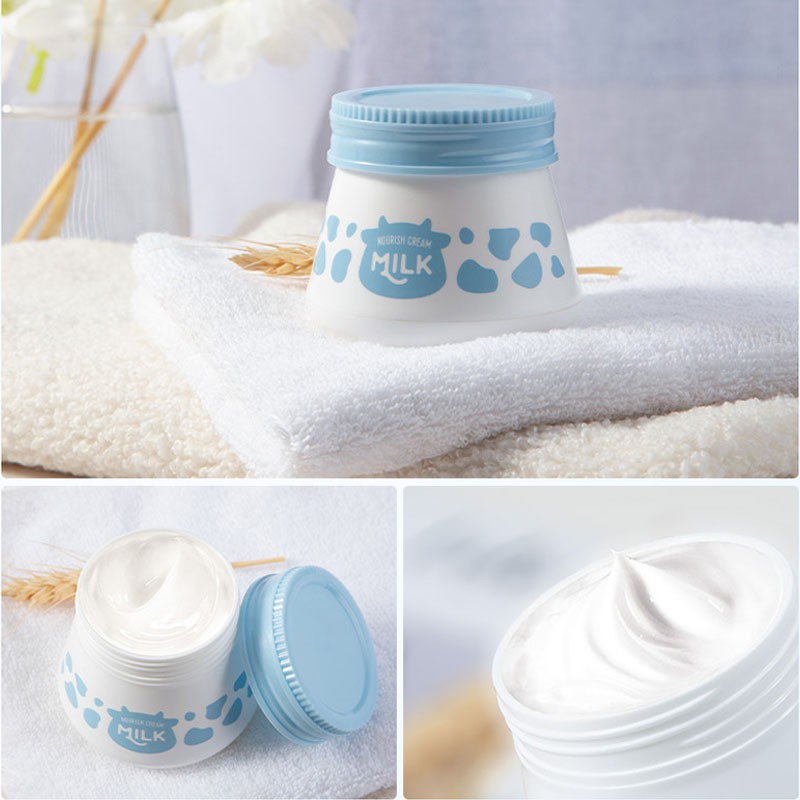 Kem Sữa LAIKOU Dưỡng Ẩm Nuôi Dưỡng Làm Săn Chắc Và Sáng Da Ngăn Ngừa Nếp Nhăn Chống Lão Hóa 55g | BigBuy360 - bigbuy360.vn