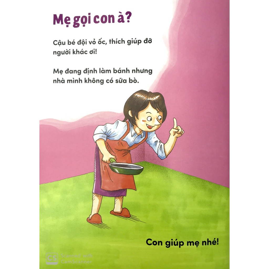 Sách Ehon Cậu bé thích giúp đỡ người khác