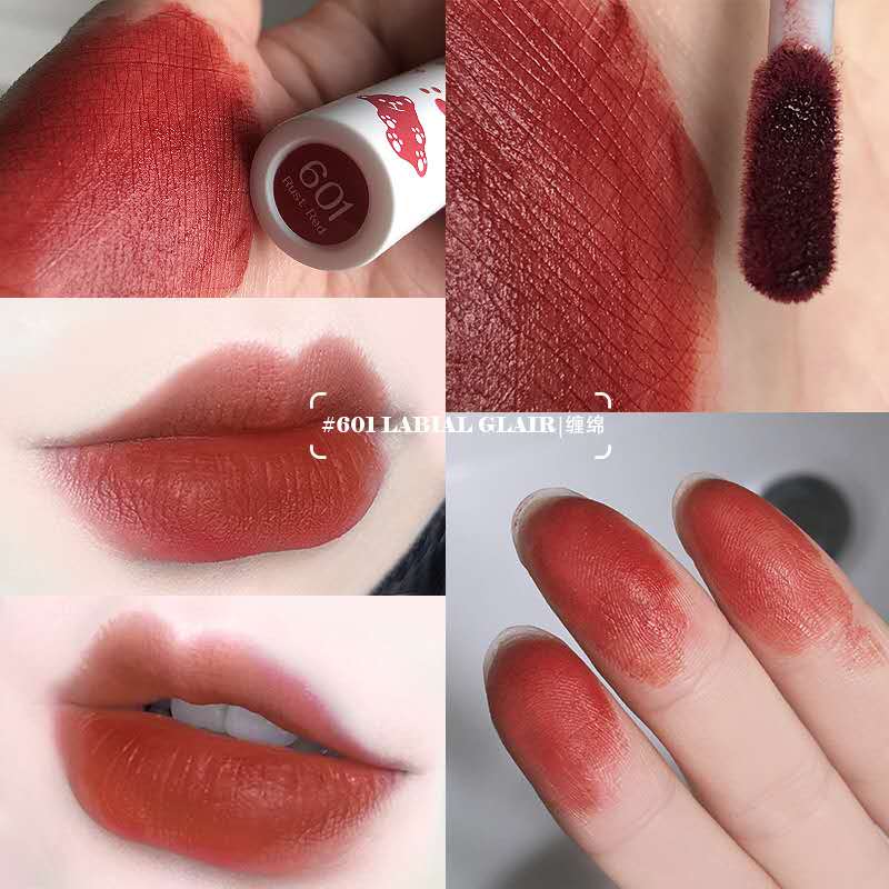 [Hàng mới về] Son Kem Lì Không Phai Vỏ Hình Gấu Dễ Thương Cho Unisex | BigBuy360 - bigbuy360.vn