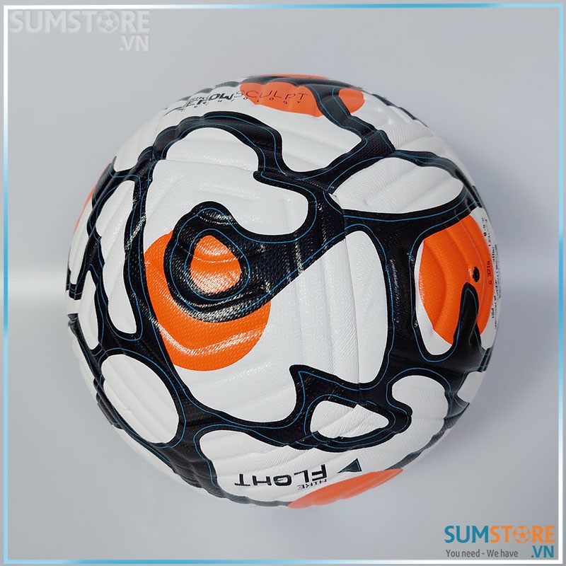 Quả Banh Bóng Đá Ngoại Hạng Anh Loại 1 Đúc Nguyên Khối Cao Cấp Mới Nhất - Trắng size 4-5