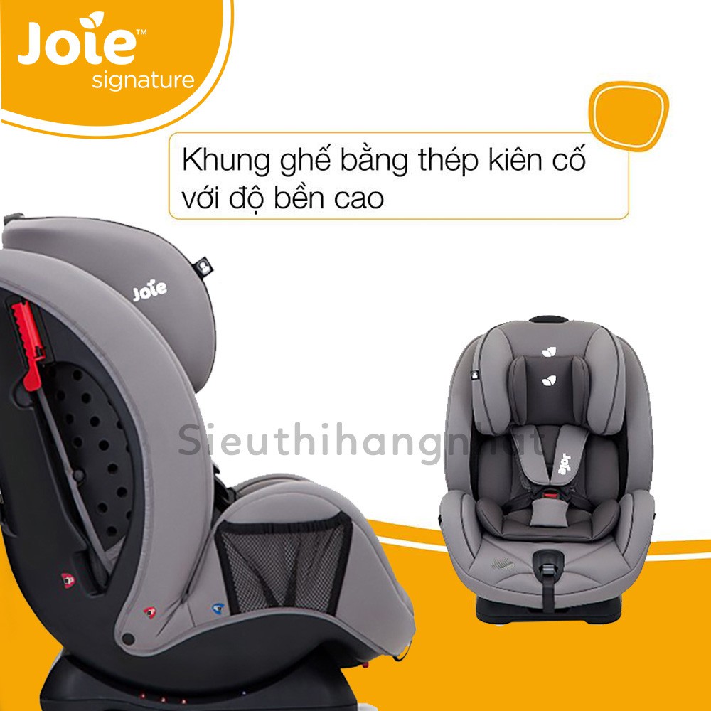 Ghế ngồi ô tô trẻ em Joie Stages cho trẻ sơ sinh, dễ dàng lắp đặt, thiết kế thông minh giúp bé ngồi thoải mái, an toàn