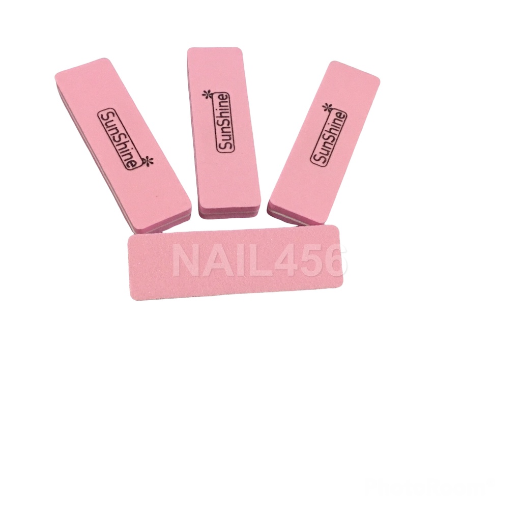 Phao mịn SUNSHINE, phao dũa móng tay dáng chữ nhật ngắn, dũa móng tay dạng ngắn