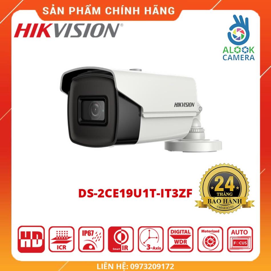 HÀNG CHÍNH HÃNG_Camera HD-TVI DS-2CE19U1T-IT3ZF hồng ngoại 80m 8MP_BẢO HÀNH 24 THÁNG