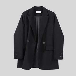 DT02 (SẴN) ÁO KHOÁC BLAZER CÓ ĐỆM VAI 2 CÚC NGANG