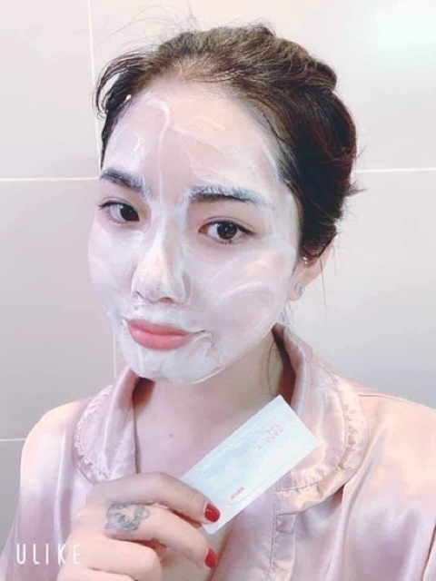 Lẻ Gói Ủ Trắng Face Nhau Thai Cừu Nội Địa Nhật | Thế Giới Skin Care