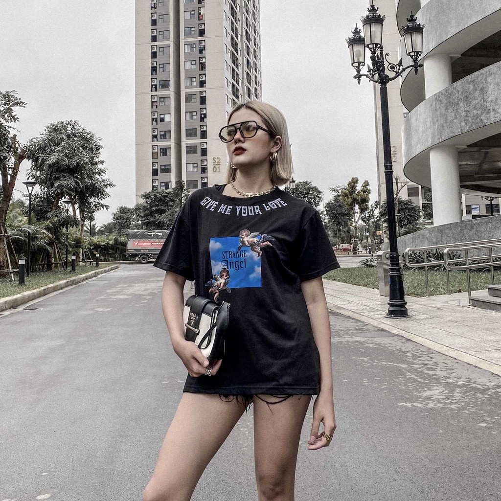 Áo thun nam nữ 👑 áo phông 👑 dáng Unisex form rộng phong cách Ulzzang - chất vải phông mềm mịn in 5D dày dặn T1 | BigBuy360 - bigbuy360.vn