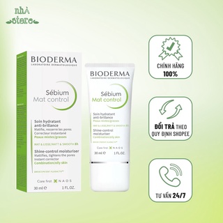 Kem dưỡng kiềm dầu và làm dịu da Bioderma Sebium mat control