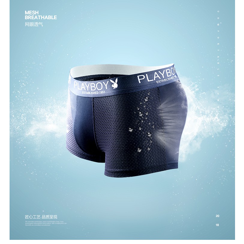 Set 4 Chiếc Quần Ship Nam Thông Hơi Thoáng Mát - PLAYBOY 5546