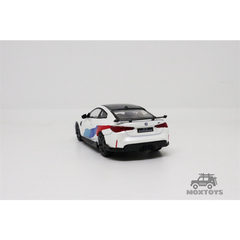 Mô Hình Xe Hơi BMW M4 Màu Trắng/Đen Tỉ Lệ 1:64