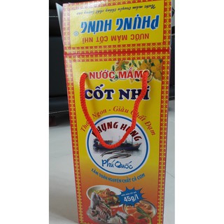 Nước mắm cá cơm Phú Quốc Phụng Hưng – Chai 700ml – 45 độ đạm