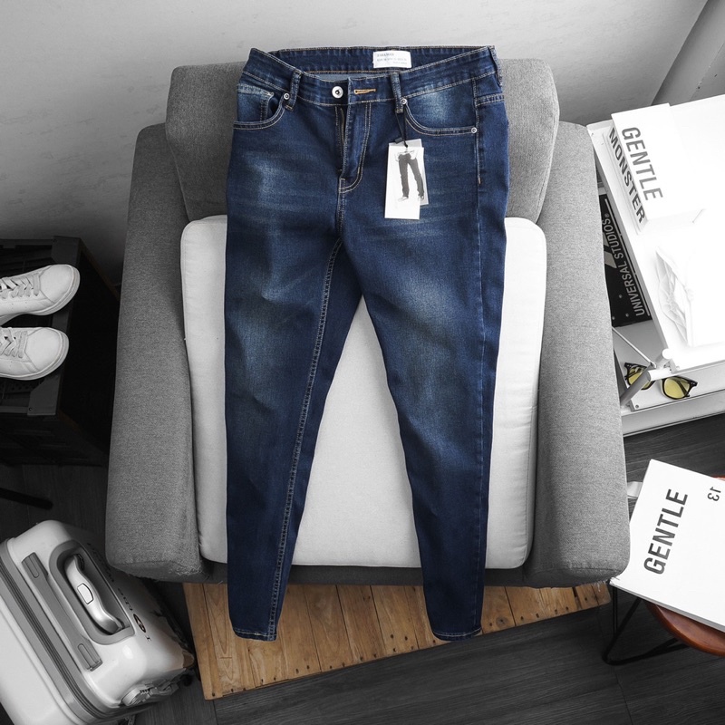 Quần jean nam chất jeans co dãn nhiều màu quần bò nam đẹp phong cách thời trang ống ôm cao cấp mẫu mới haian jeans