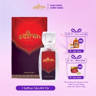 Nhụy Hoa Nghệ Tây Saffron Salam 1Gram hộp