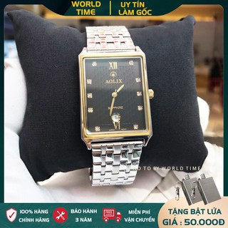 Đồng Hồ Nam Aolix AL9159G [Full Hộp +Thẻ Bảo Hành Hãng] Kính Sapphire - Chống Xước - Chống Nước - Dây Thép 316L