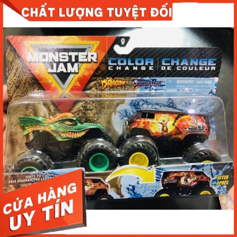 Series bộ 2 Monster Jam đổi màu