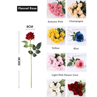 1 Hoa Hồng Nhân Tạo Trang Trí Tiệc Cưới/Valentine