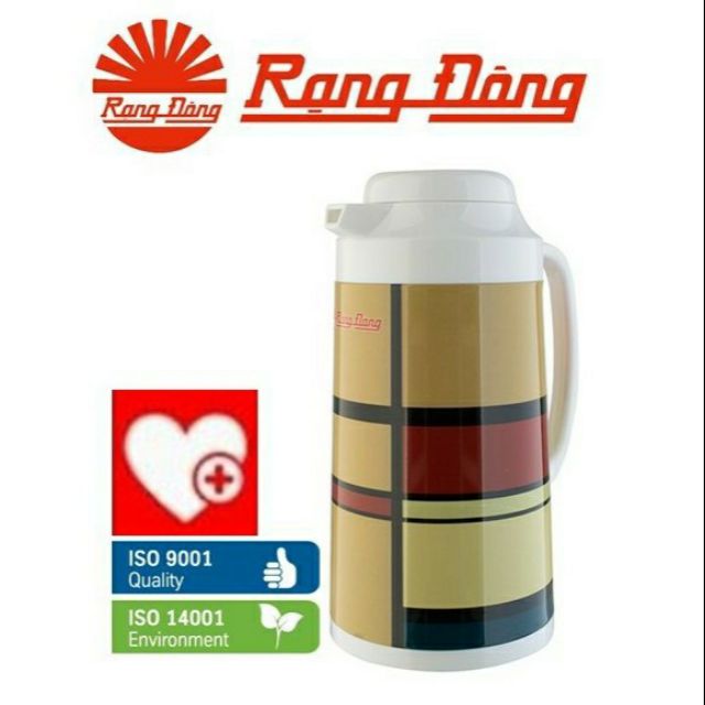 Bình thủy Rạng Đông 1L có nhấn nút 1040TS