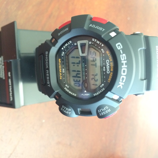 ĐỒNG HỒ NAM CASIO G SHOCK MUDMAN - CHỐNG BÙN G-9000-1 CHÍNH HÃNG