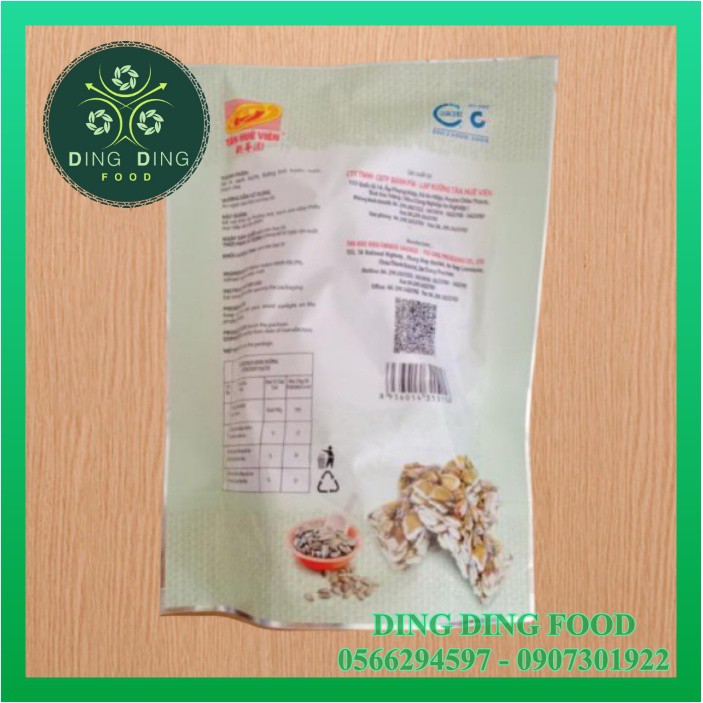 1KG Kẹo Bí Xanh Tân Huê Viên| Kẹo Hạt Bí| Hạt Bí Tách Vỏ| Ăn Vặt| Ít Ngọt| Kẹo Dinh Dưỡng| Kẹo Hạt - DING DING FOOD