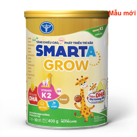 Sữa bột Nutricare Smarta GROW 400g