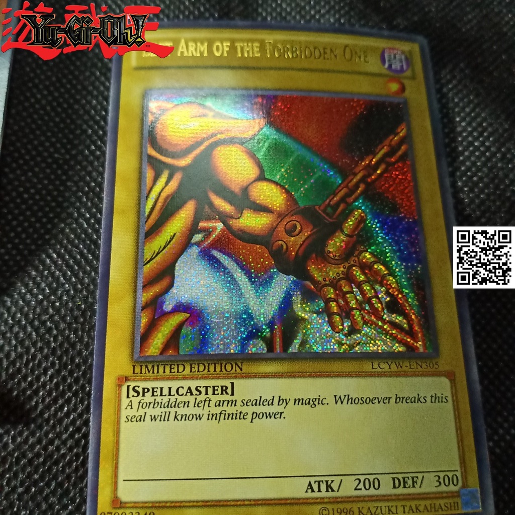 Yugioh Combo 5 lá vị thần sức mạnh Secret Rare Exodia The Forbidden One hiệu ứng nền cát ánh xạ ai cập Secret Rare