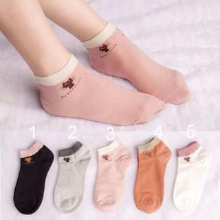 10 Đôi Tất Mèo Cổ Ngắn nữ Các Màu
