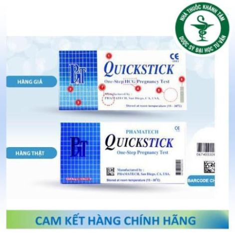 ! ! Que thử thai Quickstick - Pregnancy test - HCG