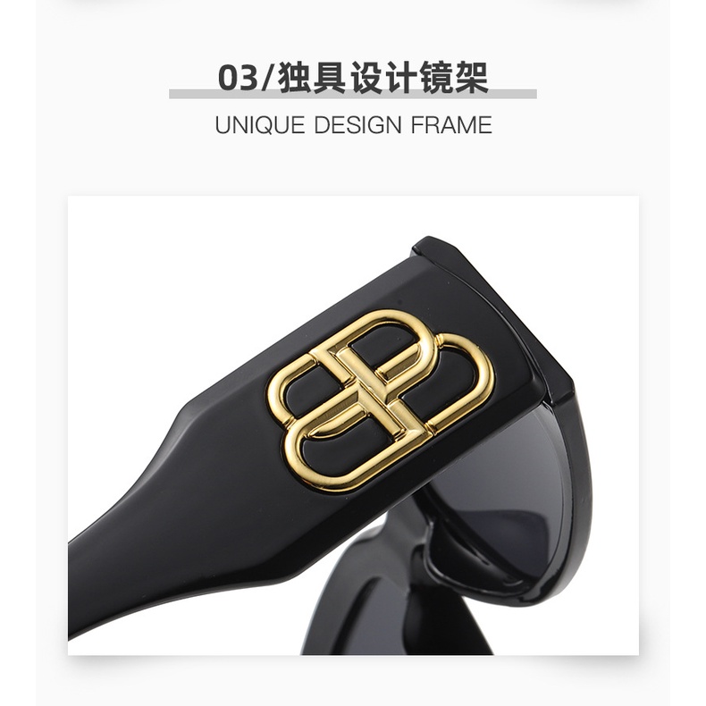 Kính mát gọng vuông thời trang sành điệu cho nam nữ