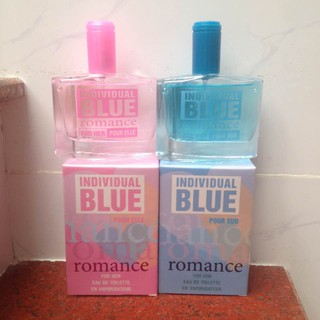 Bộ 2 Chai Nước Hoa Nam - Nữ - Blue Pour Sud (Xanh Nhạt) & Blue Romance (Hồng) 50ml