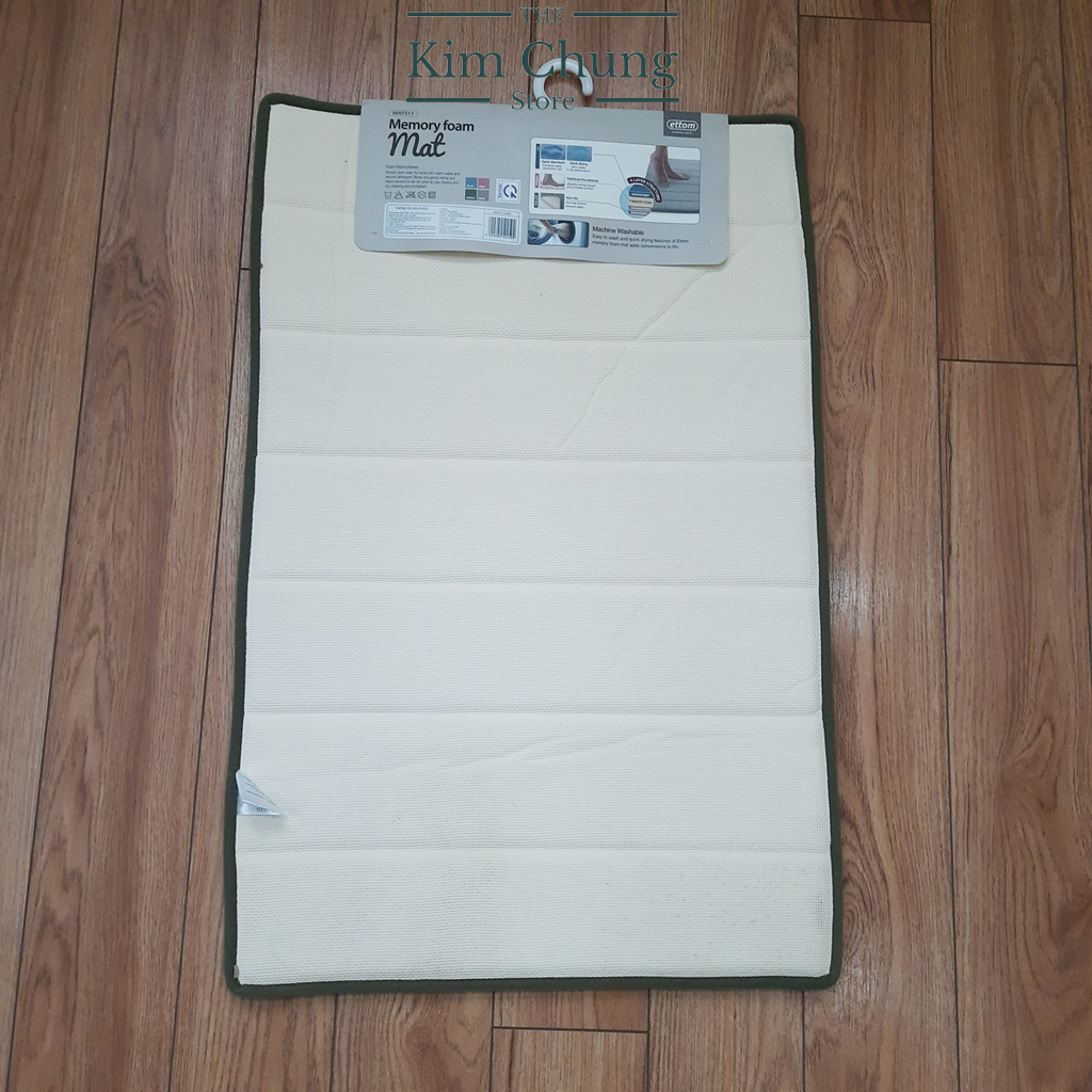 Thảm Chùi Chân Lock&Lock Memory Foam Kiểu Stripe 460*700*15mm MAT511 - Hàng chính hãng