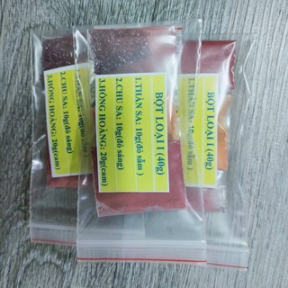 Bột Thần Sa-Chu Sa -Hồng Hoàng 40g (tẩy uế,bốc bát hương,thờ cúng...)