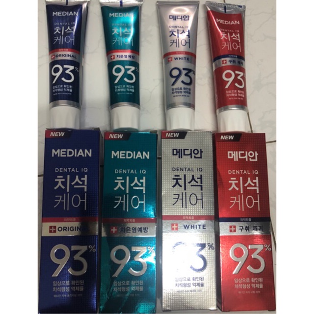 [Mã COSHOT03 giảm 10% đơn 350K] Kem Đánh Trắng Răng MEDIAN 93% Tooth-Paste 120gr