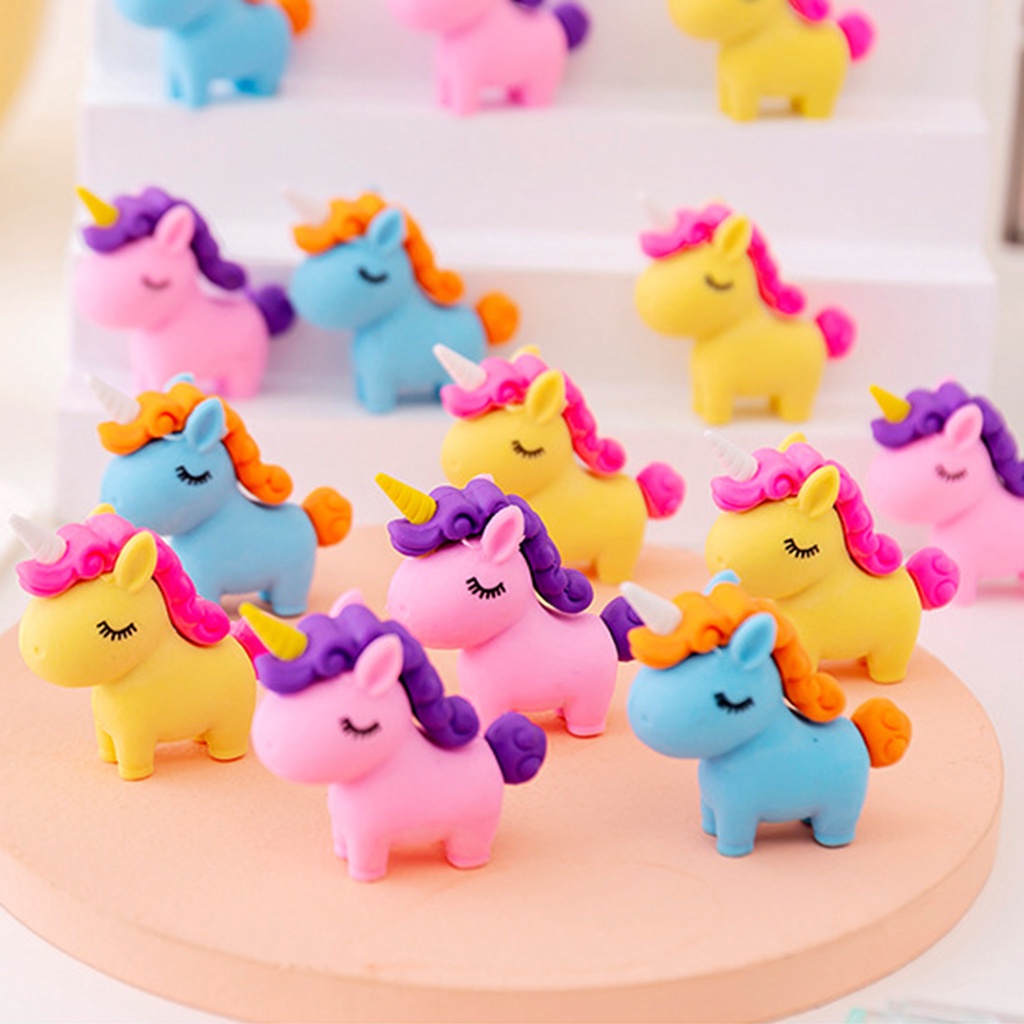 Cục Tẩy Hình Kỳ Lân 3D Dễ Thương Cho Trẻ Em