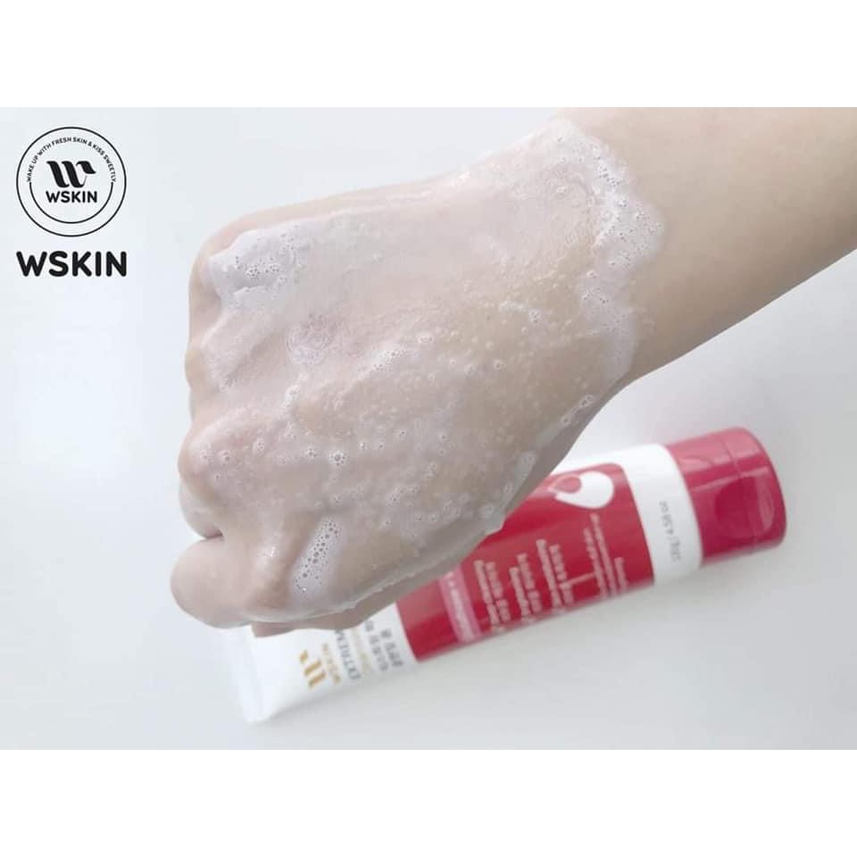Sữa rửa mặt Vitamin C trắng da - ngừa nám - thu nhỏ lỗ chân lông wskin