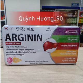 ARGININ B-400 EXTRA giúp bảo vệ và phục hồi chức năng gan