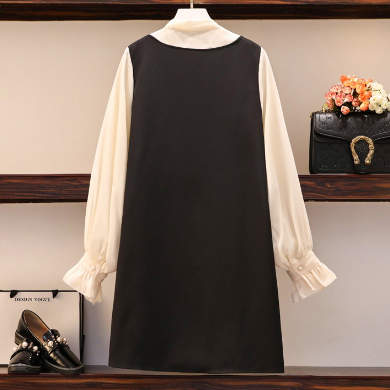 🌸Hàng Order🌸 Váy Bigsize Thắt Nơ Phối Cúc Ngọc Dọc Váy Trẻ Trung Năng Động 🌸Hàng Quảng Châu | BigBuy360 - bigbuy360.vn