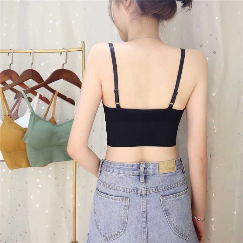 Áo Lót Nữ - Áo Bra Nữ tập gym 2 dây không gọng nâng ngực gợi cảm co giãn - BRA 656