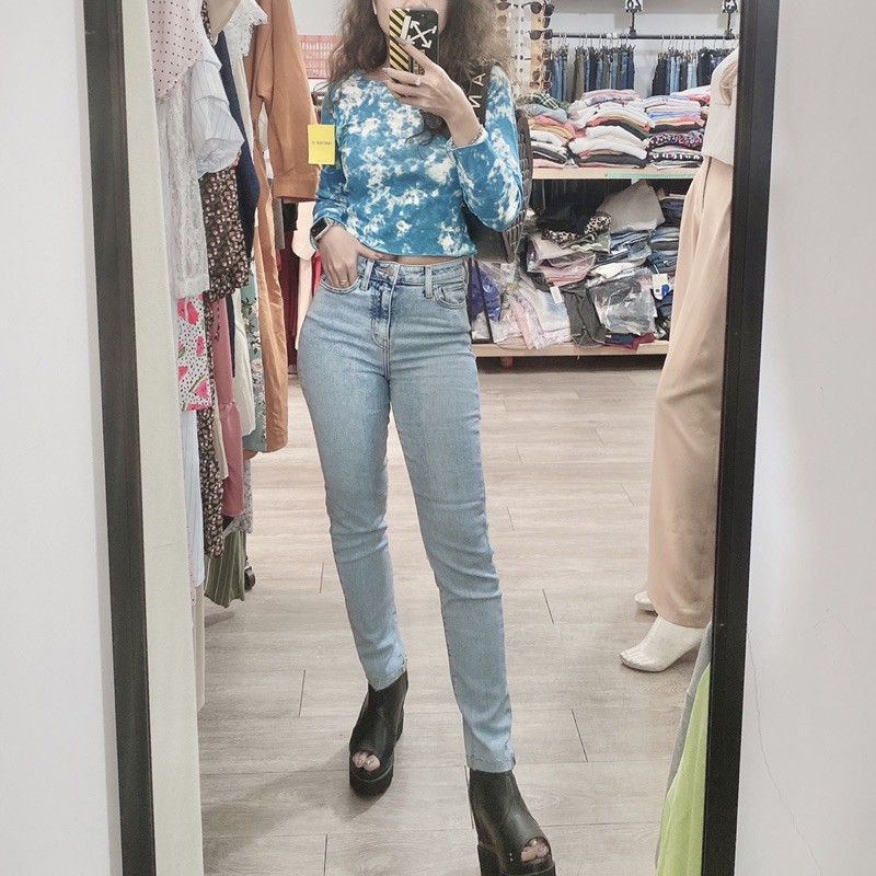 Quần jeans nữ baggy slim