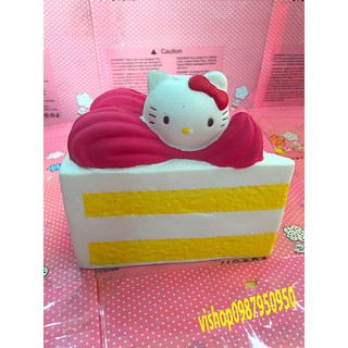 ĐỒ CHƠI SQUISHY BÁNH KEM HELOKITTY mã ECS22 ZQ-003