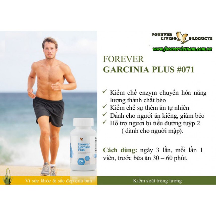 [ RẺ VÔ ĐỊCH] Forever Garcinia Plus 071 FLP Viên Giảm Cân Hiệu Quả