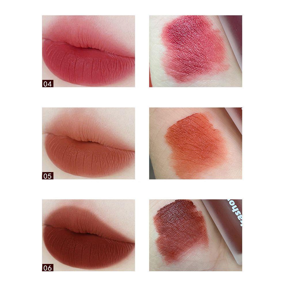 OCEANMAP Son Kem Màu Lì Socola Lâu Trôi Không Dính Cho Nữ