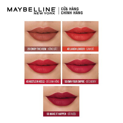 [MỚI] Son bút chì mịn lì 8h lâu trôi Maybelline New York Super Stay Ink Crayon 1.2g