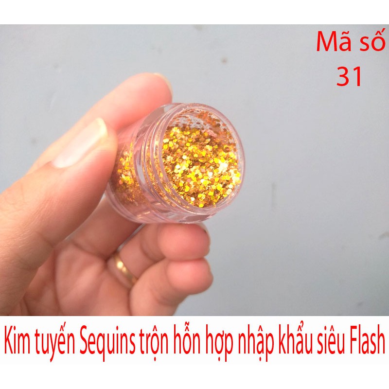 Kim tuyến Sequins siêu sáng mã số 31