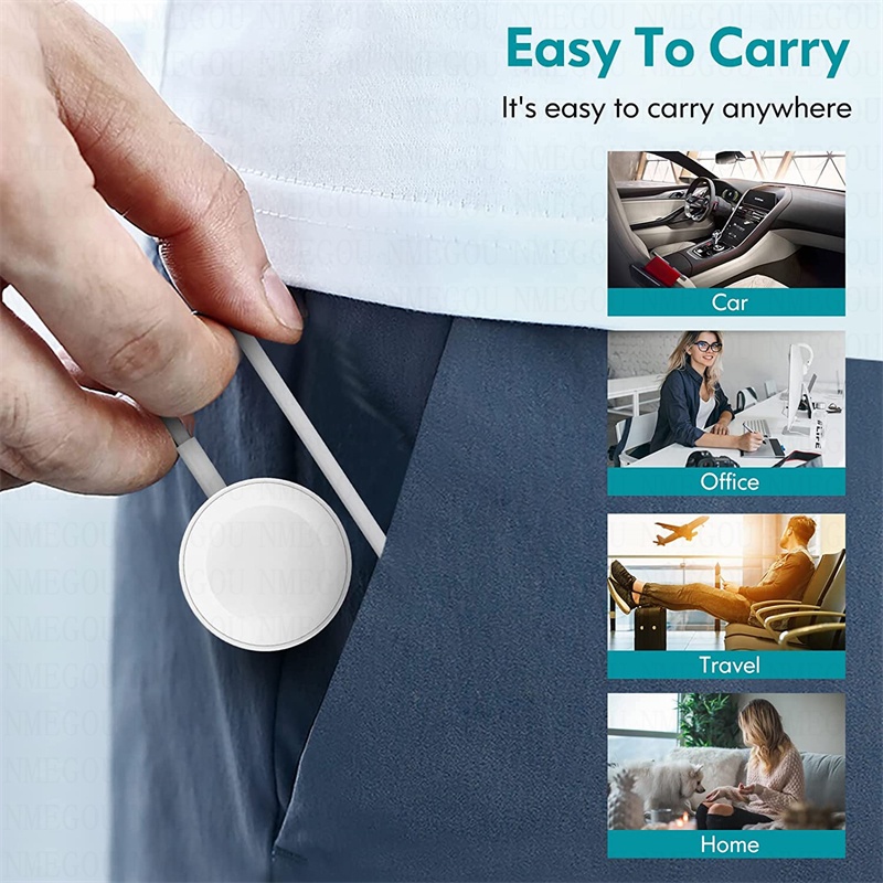 Đế Sạc Nhanh ko dây Cổng Type C Từ Tính Cho táo Watch Series 6 5 4 3 2