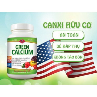 Green Calcium – Bổ sung canxi hữu cơ cho bà bầu, trẻ em, người lớn