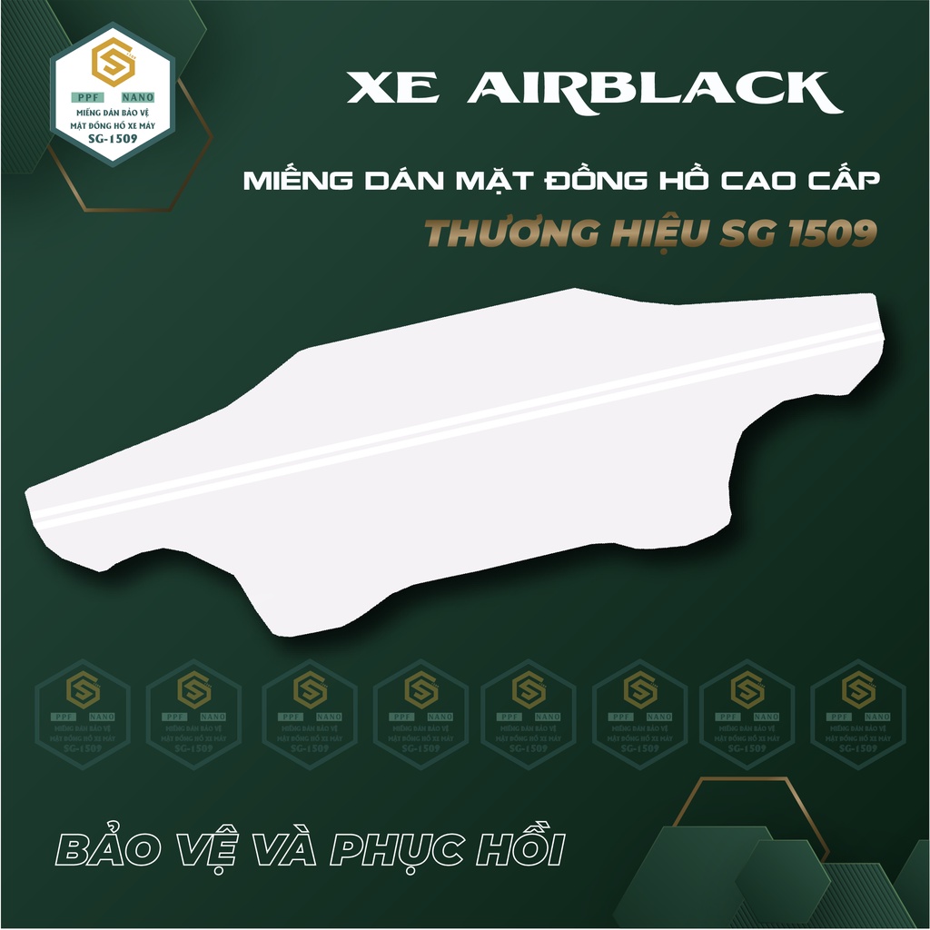 PPF AIRBLADE 160, AB 125, AB150, AB160 | miếng dán ppf mặt đồng hồ xe honda Airblade, BAO DA