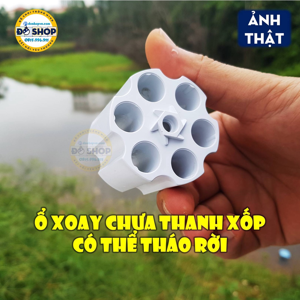 Đồ Chơi Xài Pin Sạc Kèm 20 Bọt Xốp Nhập Vai Hành Động Cho Bé Rulo - Đô Shop