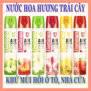 Nước Hoa Xịt Khử Mùi Hôi Ô Tô Hương Trái Cây Cao Cấp Flamingo F011 330ml